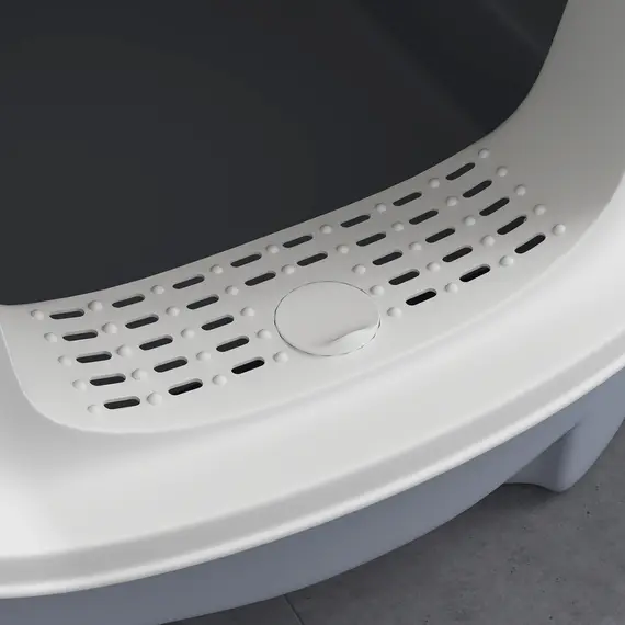 Buy Cat Litter Box with Lid, Scoop, Deodorisation Bags, Top Entry, 9 image