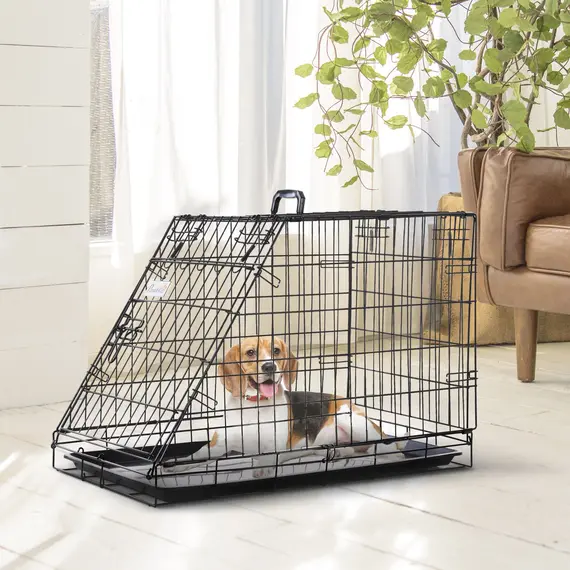 Buy Trapeze Collapsible Dog Pet Travel Box Cage Removable Tray 93 x 58 x 65cm, 9 image