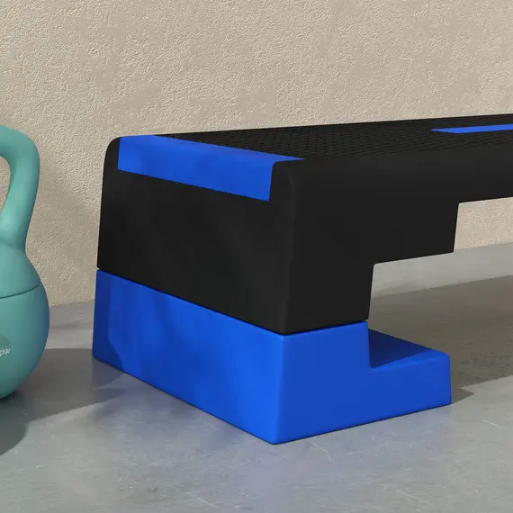 Buy  15cm/20cm/25cm Exercise Stepper for Home Workout, Aerobic Step Platform - Blue, 8 image