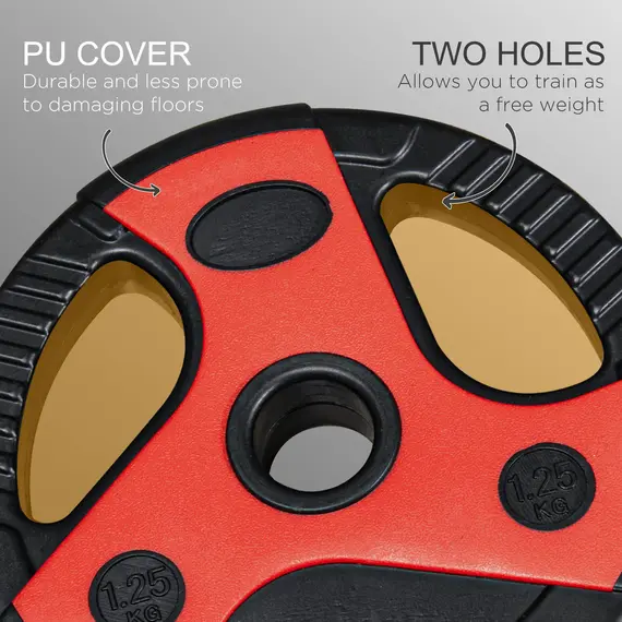 Buy 20kg Adjustable Barbell Weights Set for Home Gym, Strength Training, 5 image