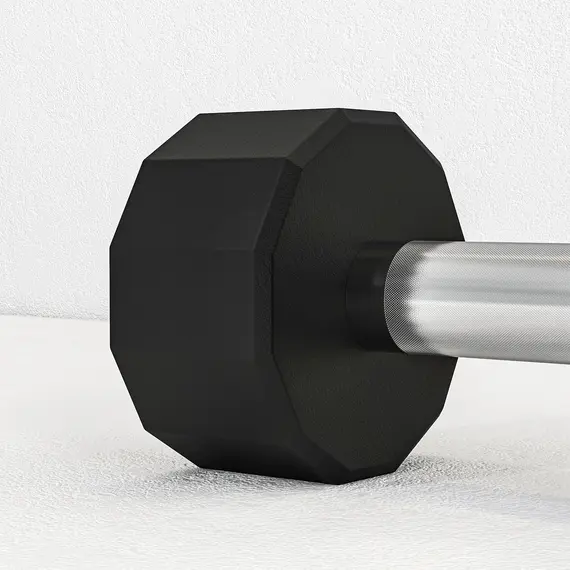 Buy 2 x 4kg Dumbbells Weights Set with 12-Sided Shape and Non-Slip Grip for Men Women Home Gym Workout, 9 image