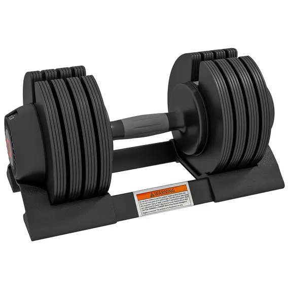 Buy Adjustable Dumbbells Set, 4-in-1 Weights Set with Storage Tray, Non-Slip Handle, 7kg, 13kg, 18kg, 24kg