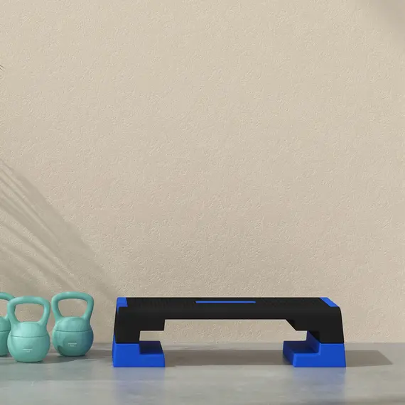 Buy  15cm/20cm/25cm Exercise Stepper for Home Workout, Aerobic Step Platform - Blue, 7 image