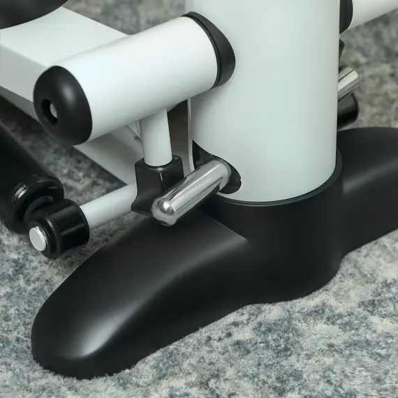 Buy Mini Stepper, Compact Step Machine Exerciser for Home Workout with LCD Monitor and Non-Slip Pedals, White, 8 image