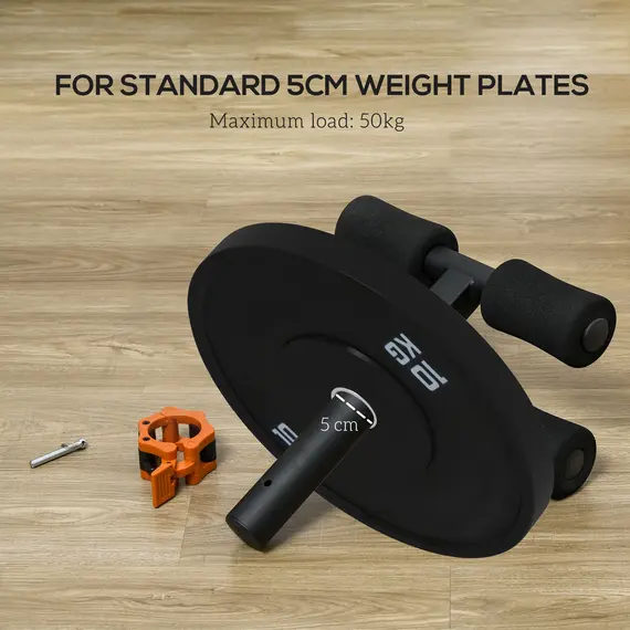 Buy Tibialis Trainer Tib Bar for Strengthening Calves Shins Ankles, Fits 5cm Weight Plates, 4 image
