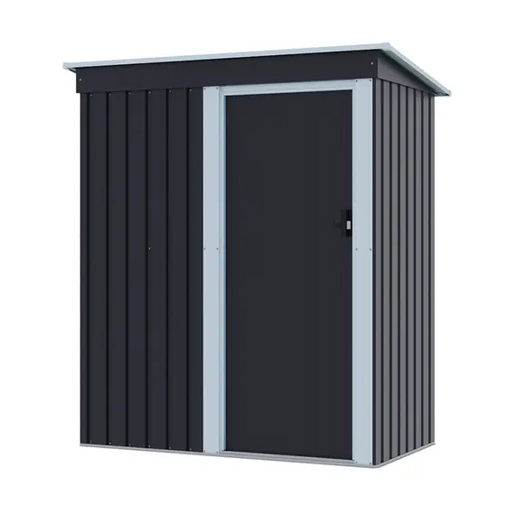 Buy 5 x 3 FT Outdoor Metal Garden Storage Shed with Lockable Door, 3 image