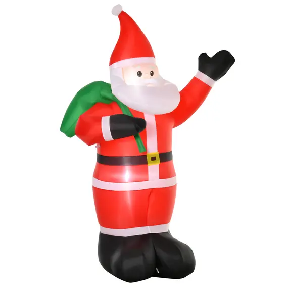 Buy 8ft Christmas Inflatable Santa Holiday Garden Decoration, Indoor Outdoor Lawn Blow Up Decor