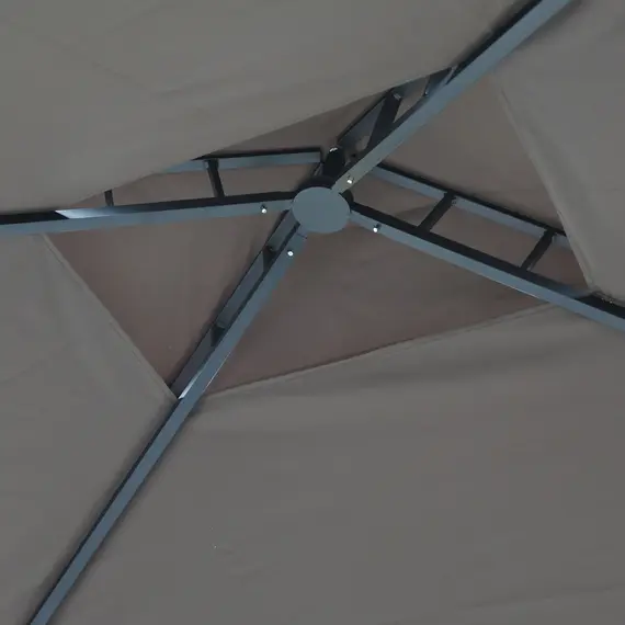 Buy Outsunny 2.5 x 1.5m BBQ Tent Canopy Patio Outdoor Awning Gazebo Party Sun Shelter - Coffee, 8 image