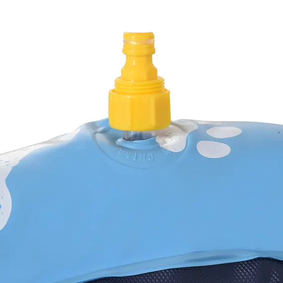 Buy PawHut Dog Splash Pad, Pet Sprinkler Mat, Non-Slip Dog Paddling Pool, Foldable Outdoor Sprinkler and Splash Mat Water Play for Garden, Patio, Summer Fun, 170 cm, 7 image
