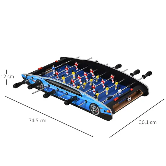Buy 29 Inch Mini Tabletop Football Foosball Gaming Table  Play Fun Game 74.5L x 36.1W x 12H CM, 3 image