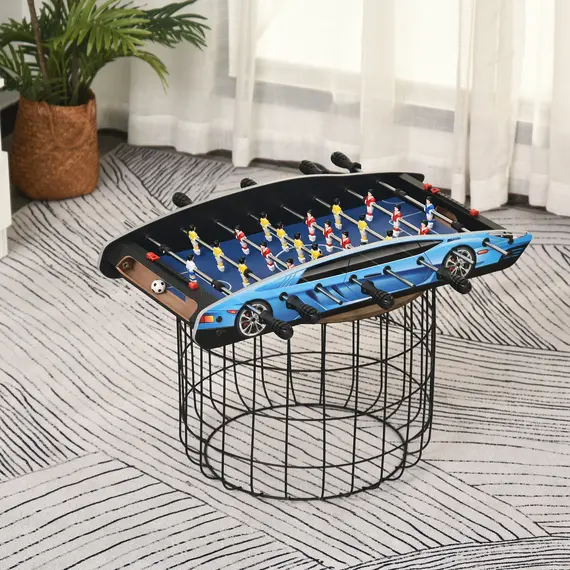 Buy 29 Inch Mini Tabletop Football Foosball Gaming Table  Play Fun Game 74.5L x 36.1W x 12H CM, 2 image