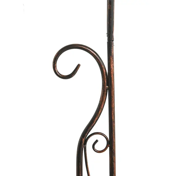 Buy Outsunny Metal Garden Arch Trellis, Decorative Arbour Archway for Walkway Path Ceremony Wedding Party, 120 x 30 x 226cm, 9 image
