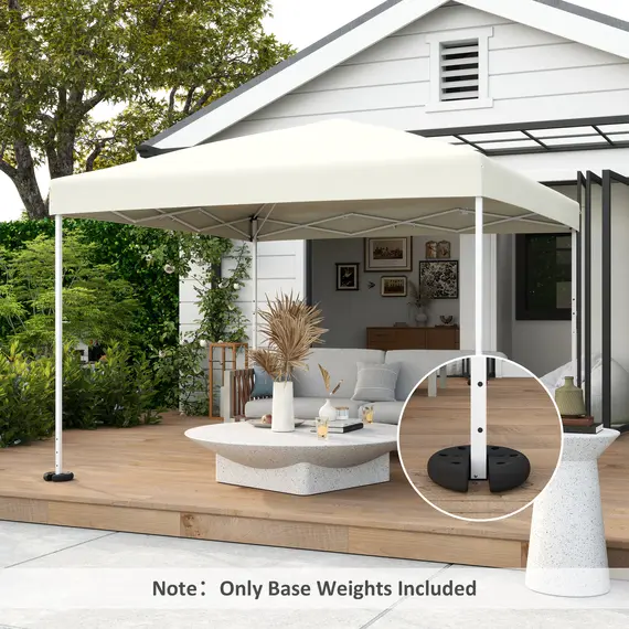 Buy Pop up Canopy Tent Weights Set of 4 PCs, Leg Weights for Marquee Party Tent Outdoor Canopy, Total 8.8KG, 4 image
