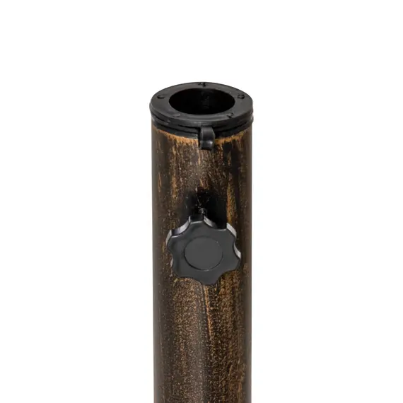 Buy 11.5 kg Cast Metal Round Patio Umbrella Base Stand, Umbrella Holder for Outdoor, Patio, Garden, Bronze Tone, 8 image