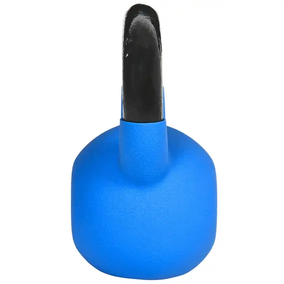 Buy HOMCOM Kettlebell, 8kg Kettle Bell with Non-Slip Handle for Home Gym Weight Lifting and Strength Training, Blue, 8 image
