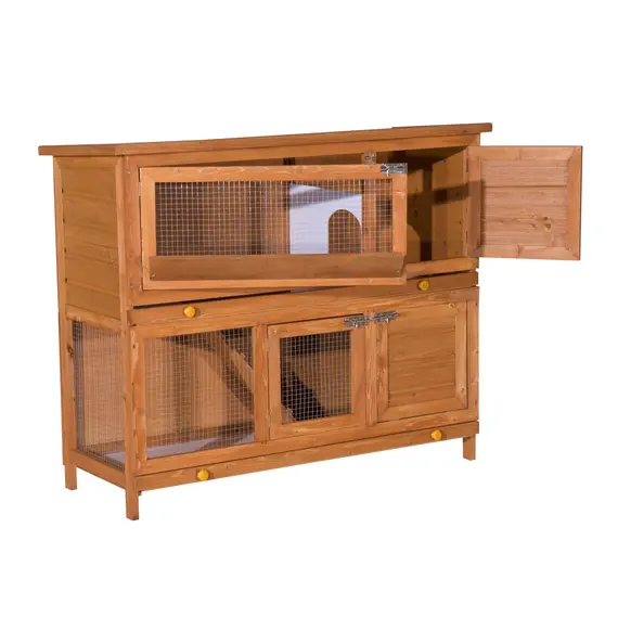 Buy 48-Inch Antifungal Fir Board Guinea Pigs Hutches Sauce Yellow, 9 image