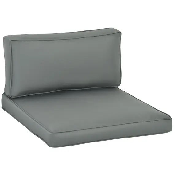 Buy 14-Piece Dining Set Cushions - Grey, 9 image