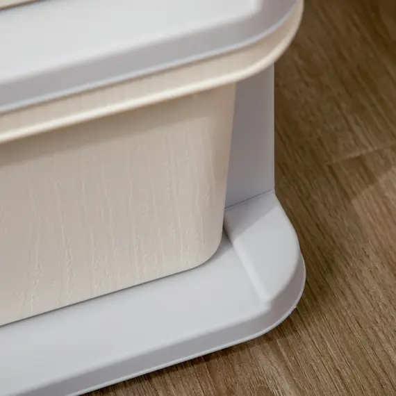 Buy Three-Tier Kids Storage Boxes, with Three Drawers - White, 9 image
