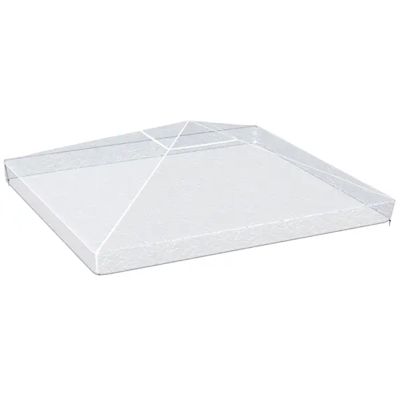 Buy Outsunny 3 x 3 (m) Gazebo Protective Cover, Waterproof Transparent Gazebo Replacement Canopy Cover Top for Canopy and Tent