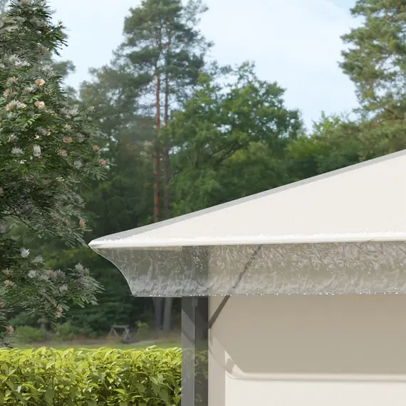 Buy Outsunny 3 x 3 (m) Gazebo Protective Cover, Waterproof Transparent Gazebo Replacement Canopy Cover Top for Canopy and Tent, 9 image