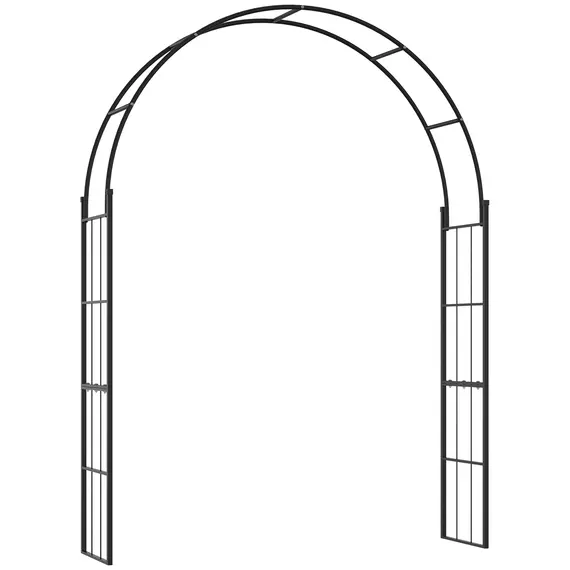 Buy 223cm Garden Arch Trellis, Outdoor Wedding Arbor for Ceremony for Climbing Roses, Vines and Plants