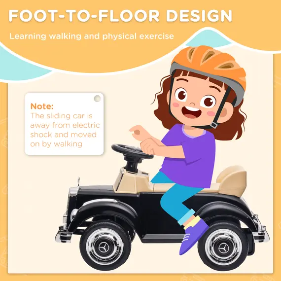 Buy Foot to Floor Ride on Sliding Car Mercedes-Benz 300S Licensed for 18-48 months, 7 image