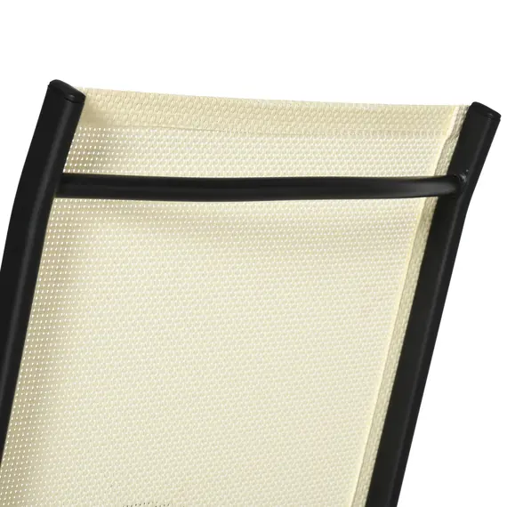 Buy Set of Four Folding Garden Chairs - Beige, 8 image