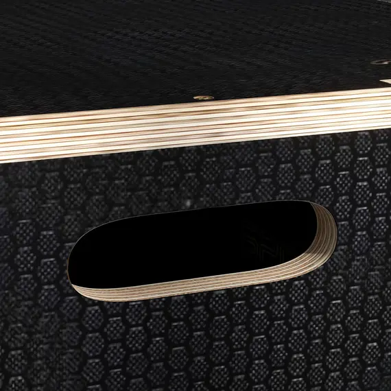 Buy SPORTNOW Multi-Faceted Jump Box, Wooden Step Up Box, for Home, Gym, Exercise, 51/61/76cm- Black, 9 image