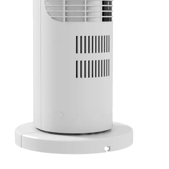 Buy 31" Oscillating Tower Fan with Remote Control, 4H Timer, 3 Speed 3 Modes, Quiet Electric Floor Standing Fan for Home Bedroom Office, White, 9 image