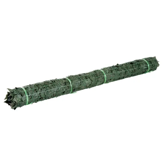 Buy 2-Piece Artificial Leaf Hedge Screen Privacy Fence Panel for Garden Outdoor Indoor Decor, Dark Green, 3M x 1.5M, 8 image