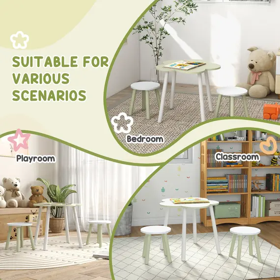 Buy ZONEKIZ 5 PCs Kids Furniture Set Flower Design for 3-5 Years, 7 image