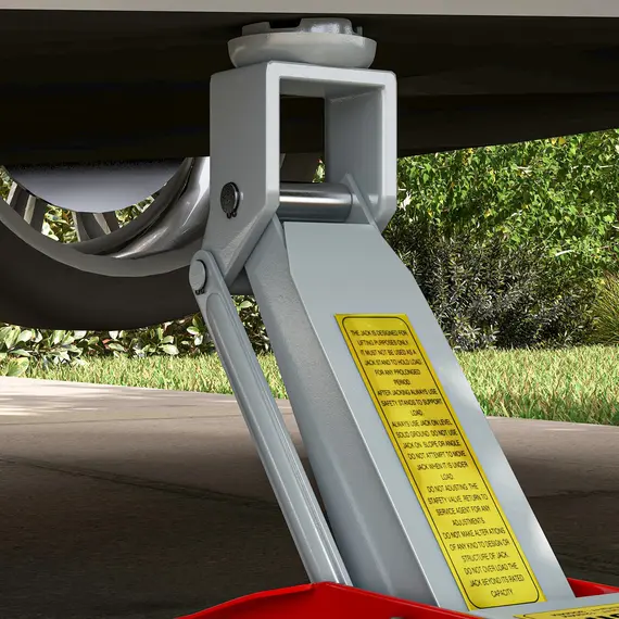 Buy Low Profile Jack, 2 Ton Hydraulic Car Jack for Car Trailer Garage Tyre Repair, Red, 9 image
