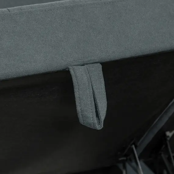 Buy L' Shape Modular Sofa, with Storage - Dark Grey, 8 image