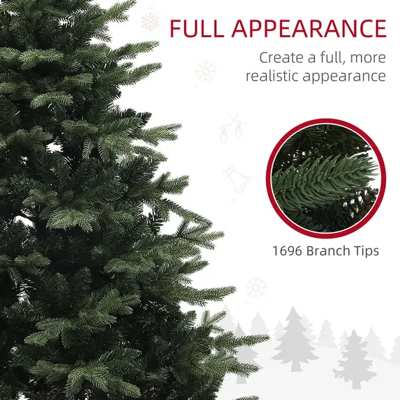 Buy 6ft Artificial Spruce Christmas Tree - Green, 6 image