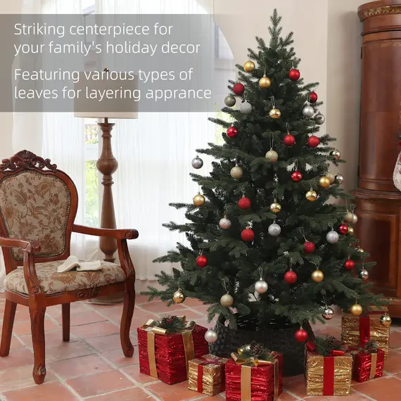 Buy 6ft Artificial Spruce Christmas Tree - Green, 4 image