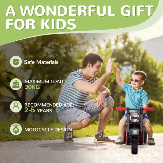 Buy Foot To Floor Sliding Kids Ride On Car with Music, Bubble, for Toddler from 2 to 5 Years Old - Black, 6 image