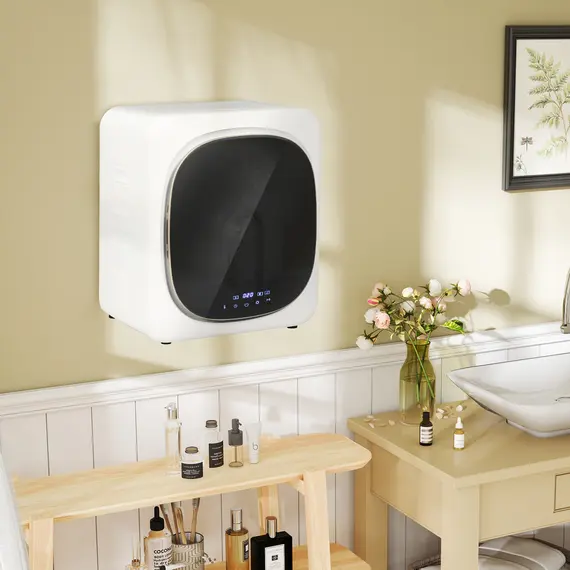 Buy 2.5 kg Compact Tumble Dryer, with UV Sterilisation - White, 2 image