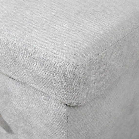Buy Pull Out Sofa Bed with Storage - Light Grey, 9 image