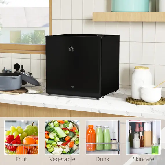 Buy 46 Litre Lockable Countertop Fridge - Black, 7 image