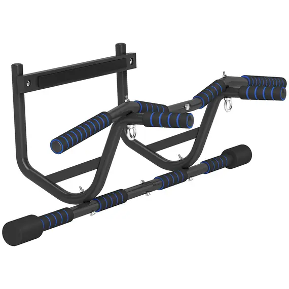 Buy SPORTNOW Multi-Grip Doorway Pull Up Bar with Non-Slip Grips, Chin Up Bar with Anti-Fall Slot for Indoor Gym Upper Body Workout