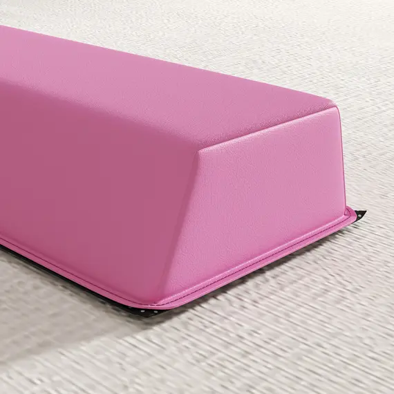 Buy SPORTNOW 7.7ft Folding Gymnastics Beam, Floor Balance Beam for Kids with Anti-Slip Base, Gymnastics Equipment for Home, Pink, 8 image