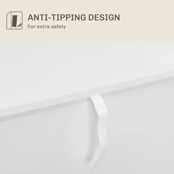 Buy Adjustable Shelf Sideboard - White, 7 image