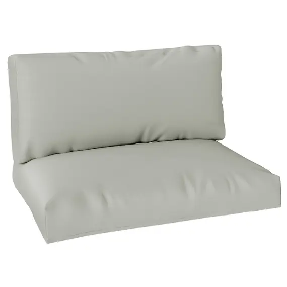 Buy Two Piece Seat Pallet and Back Cushions - Light Grey