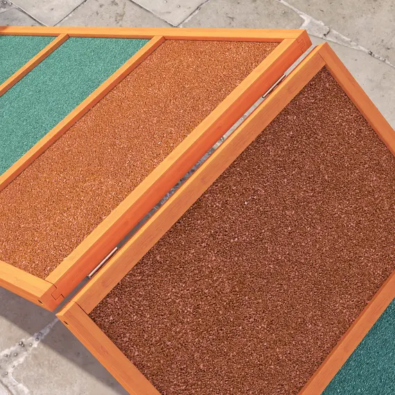 Buy Dog Agility Equipment, Dog Playground Equipment with Non-slip Surface, A-frame, Agility Ramp for All Breeds, Orange, 8 image