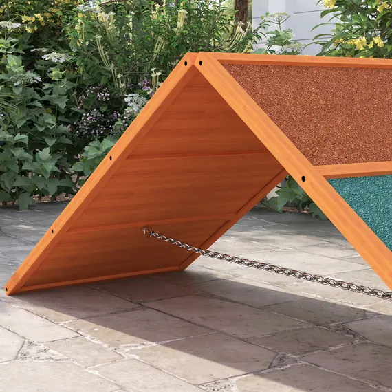 Buy Dog Agility Equipment, Dog Playground Equipment with Non-slip Surface, A-frame, Agility Ramp for All Breeds, Orange, 9 image