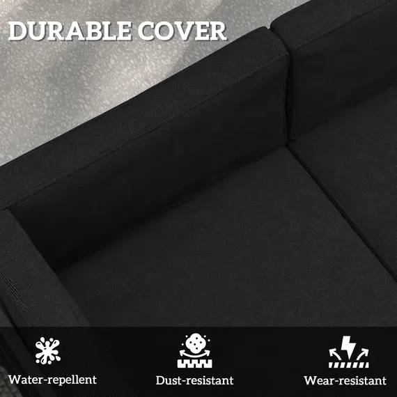 Buy 14-piece Dining Set Cushions - Black, 5 image
