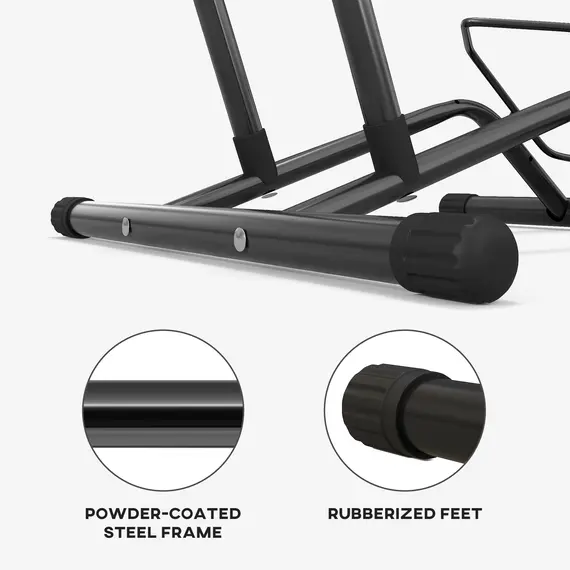 Buy Two Bike Stands, Bicycle Storage Rack, for Indoor Garages, Home, Office, 6 image