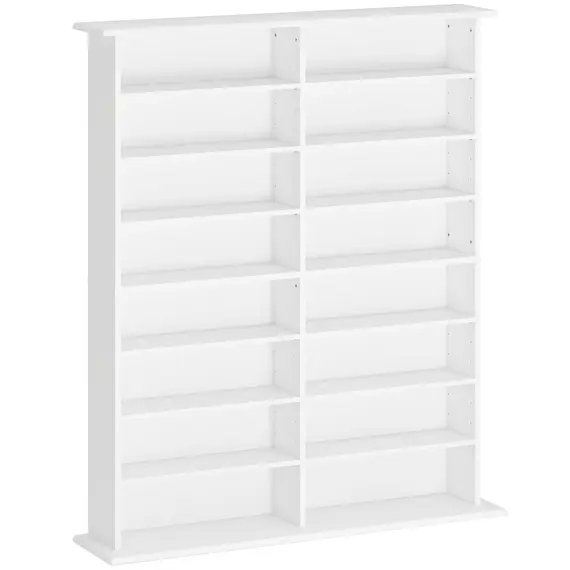 Buy 16-Compartment Media Shelf- White