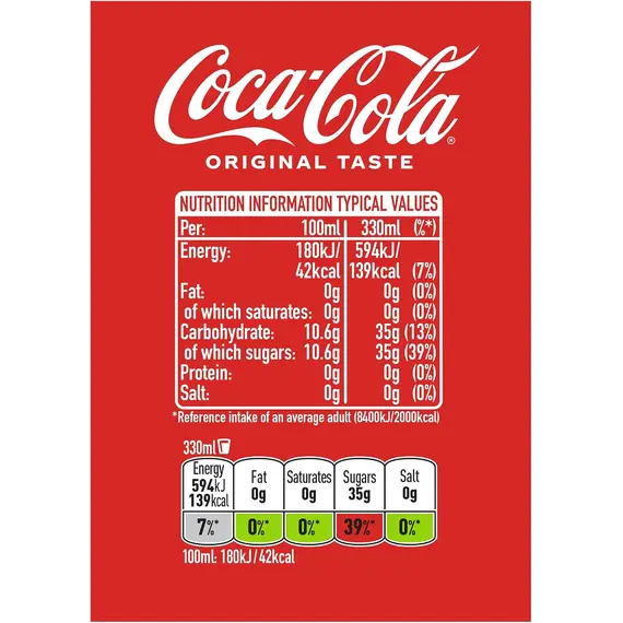 Buy Coca-Cola Original Taste Soft Drink Cans, 24 x 330 mL, 2 image