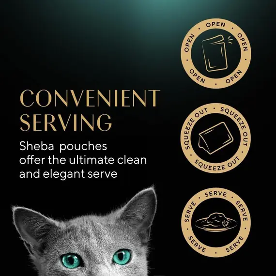 Buy Sheba Select Slices Cat Wet Food - Poultry Selection in Gravy - 40x85g (Pack of 1), 9 image